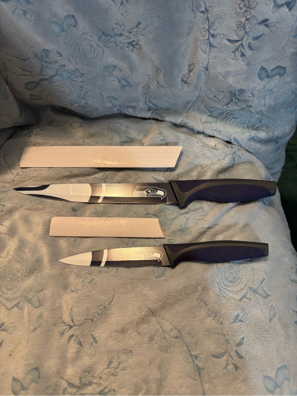 Seattle Seahawks Themed Carving & Paring Knife Set